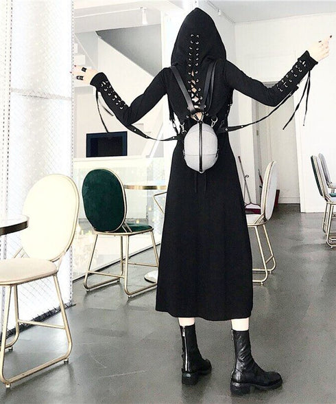 Sharkle 繫帶連帽衫
